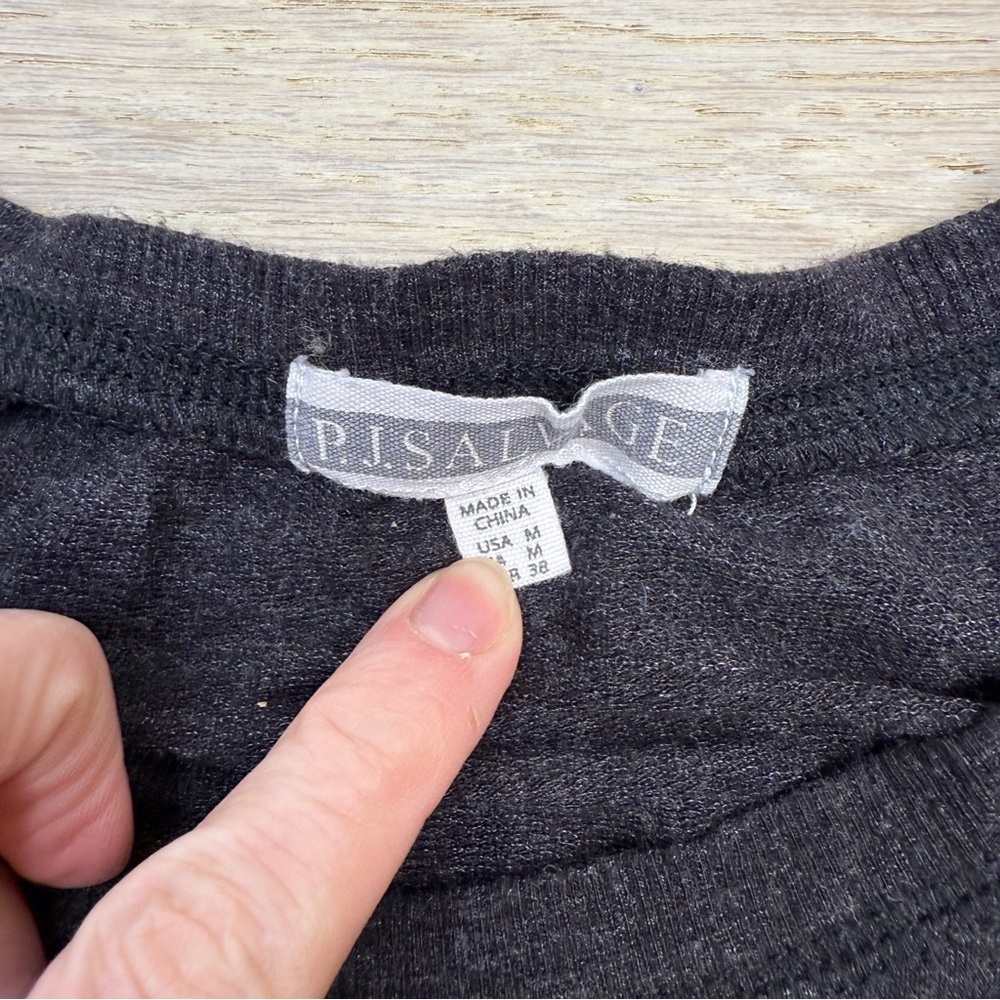 PJ Salvage Charcoal Long Sleeve Top - Picture 5 of 7